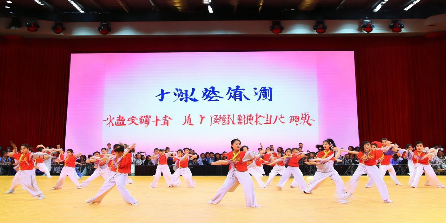 资中县武庙小学武术操惊艳亮相省运会开幕式,传承武术精神
