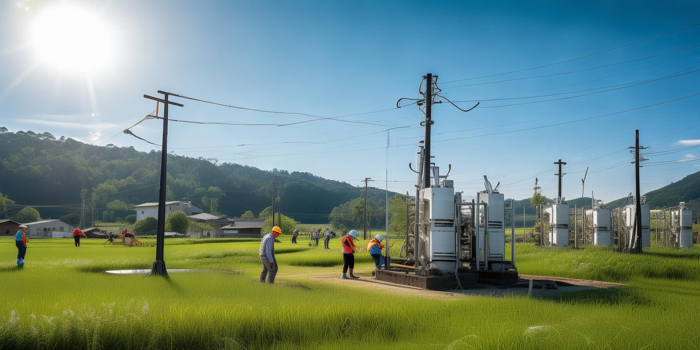 威远县农村电网改造助力夏季用电高峰,保障电力供应稳定