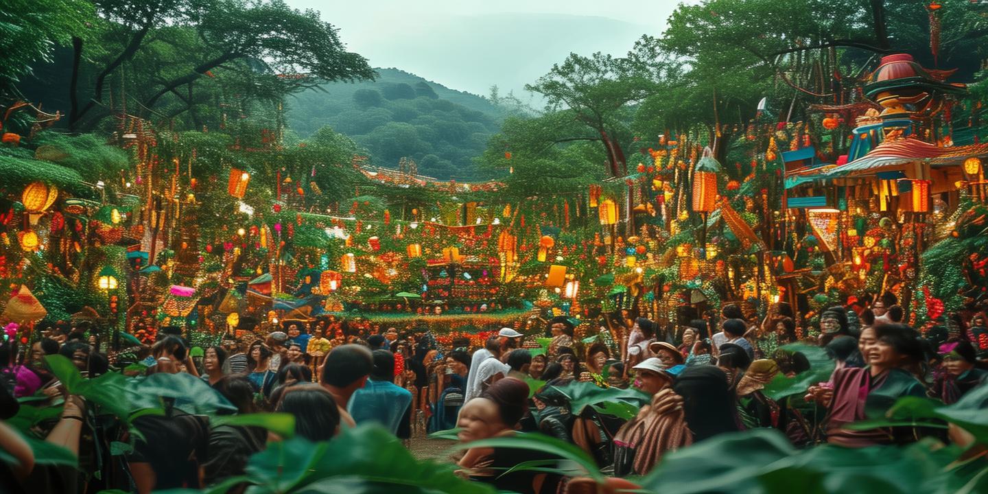 威远穹窿生态文化节盛大开幕,自然与民俗共绘绿色画卷